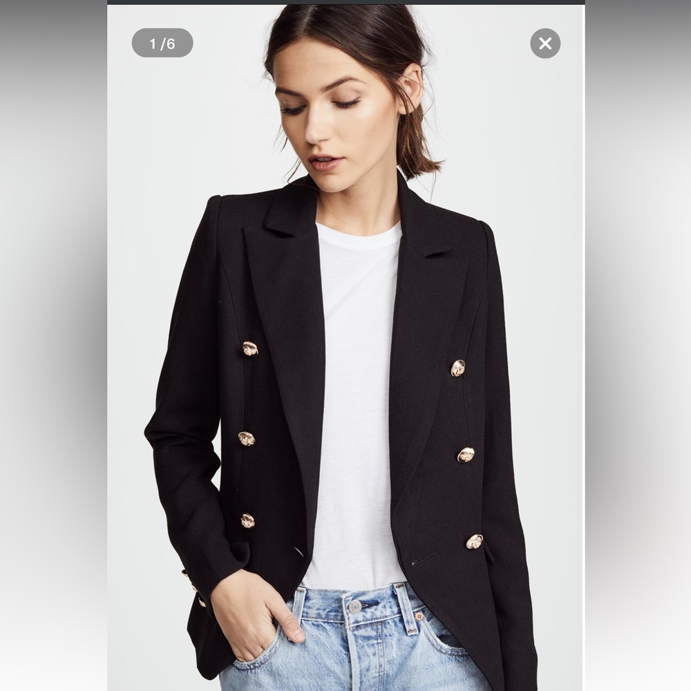 Lioness Palermo Double Breasted Black Blazer